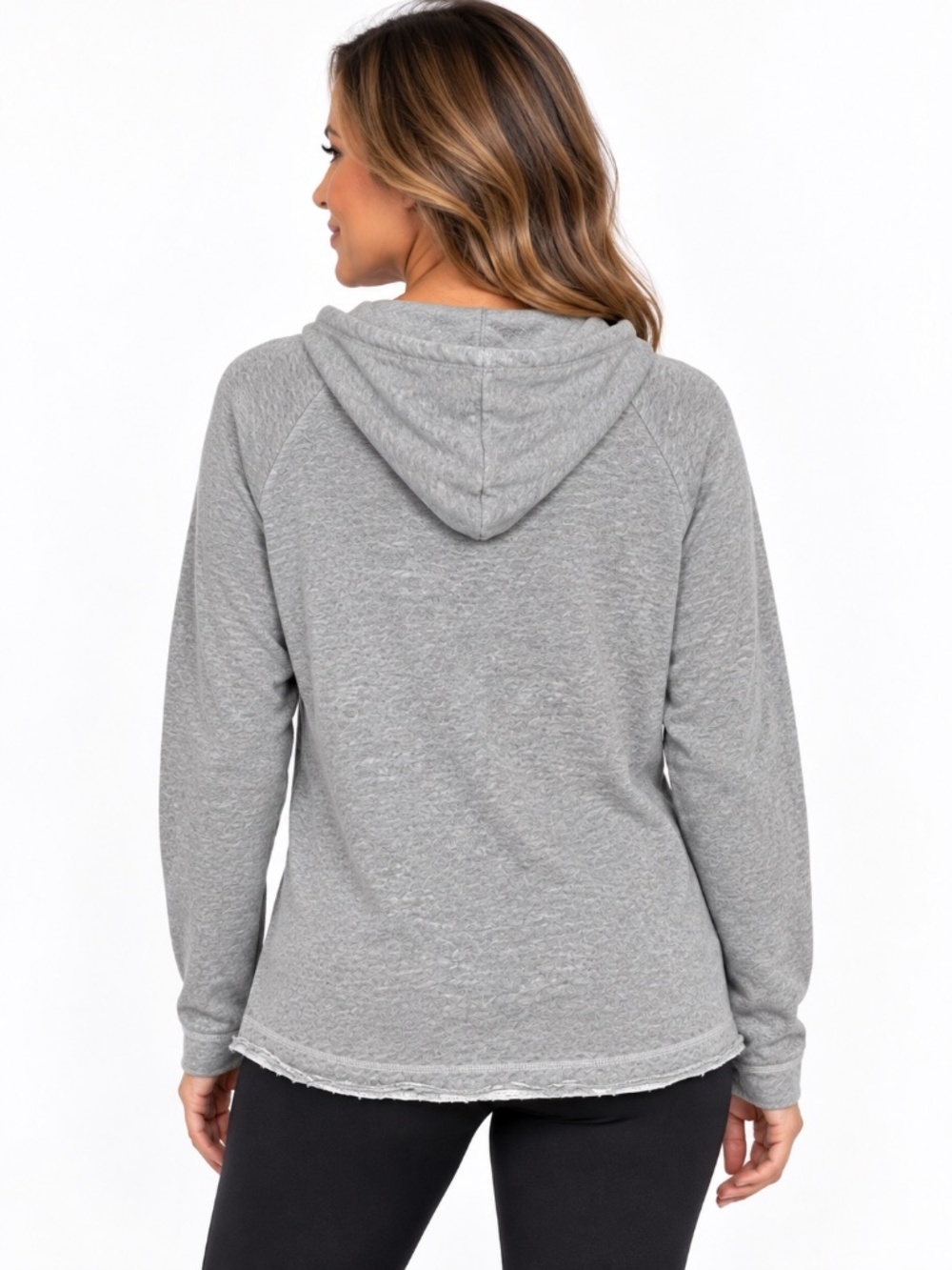 Women’s NFL Las Vegas Raiders Gray Hooded Sweatshirt Hoodie L - Picture 3 of 8